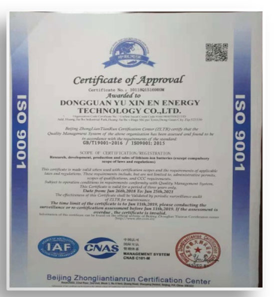 Certificaciones